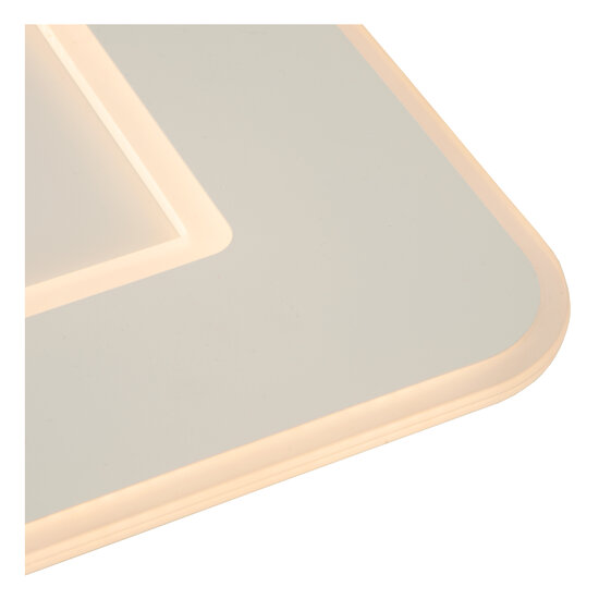 Alex witte plafondlamp LED dimbaar 1x24W 2700K 3 StepDim wit