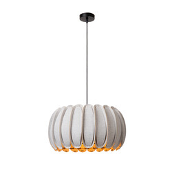 Lampe à suspension Annabello diamètre 40 cm 1xE27 gris