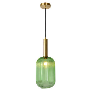 Moema kleine groene hanglamp diameter 20 cm 1xE27 groen