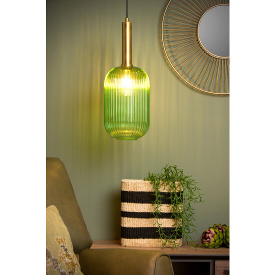 Moema small green hanging lamp diameter 20 cm 1xE27 green