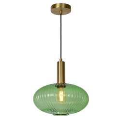 Moema grande suspension verte diamètre 30 cm 1xE27 vert