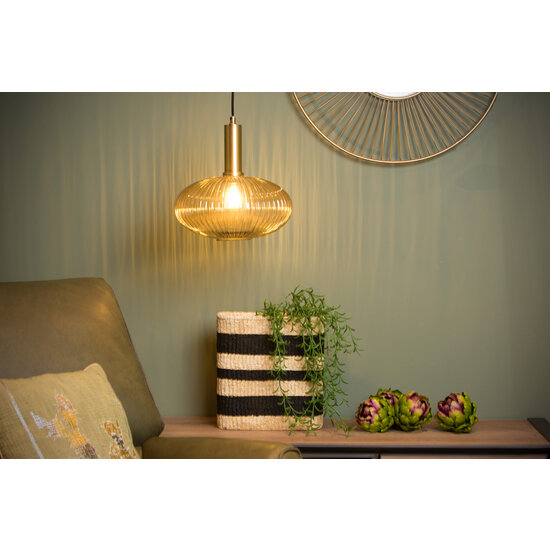 Moema grande suspension diamètre 30 cm 1xE27 ambre