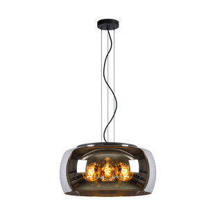 Valencia hanging lamp diameter 50 cm 3xE27 smoked