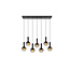 Mario hanging lamp 7xE27 black