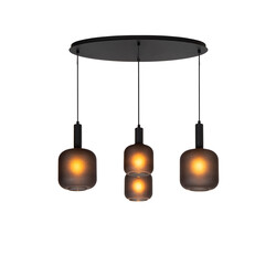 Elly hanging lamp 4xE27 black