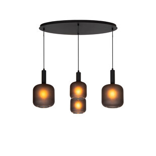 Elly hanging lamp 4xE27 black