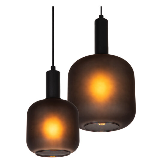Lampe suspendue Elly 4xE27 noire