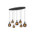 Elly hanging lamp 7xE27 black