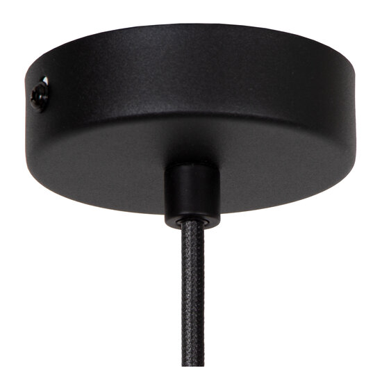 Vera zwarte kleine hanglamp diameter 10 cm 1xGU10