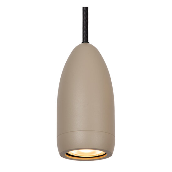 Vera taupe hanglamp diameter 10 cm 1xGU10