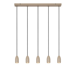 Vera hanglamp diameter 10 cm 5xGU10 taupe