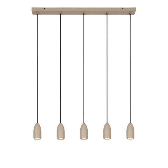 Hängelampe Vera Durchmesser 10 cm 5xGU10 taupe