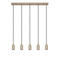 Hängelampe Vera Durchmesser 10 cm 5xGU10 taupe