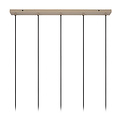 Hängelampe Vera Durchmesser 10 cm 5xGU10 taupe