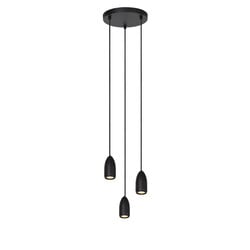 Vera ronde hanglamp diameter 25 cm 3xGU10 zwart