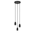 Runde Hängelampe Vera Durchmesser 25 cm 3xGU10 schwarz