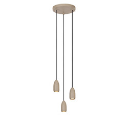 Vera taupe hanging lamp diameter 25 cm 3xGU10