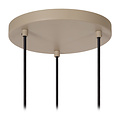 Vera taupe hanglamp diameter 25 cm 3xGU10