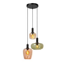 Lampe à suspension Esprit 3xE27 noire