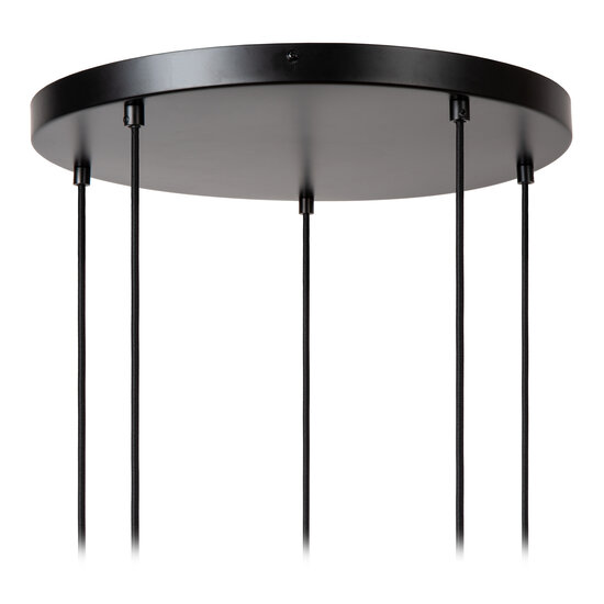 Lampe à suspension Esprit 5x E27 noire