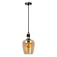 Esprit elegante lámpara colgante diámetro 22 cm 1xE27 ámbar