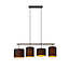 Montana hanging lamp 4xE27 black