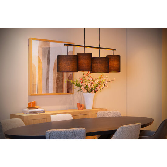 Montana hanging lamp 4xE27 black