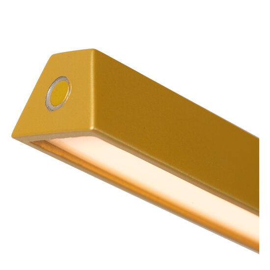 Alfa Lámpara de lectura amarillo ocre LED regulable 1x3W 2700K