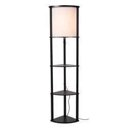 Tower floor lamp 1xE27 black