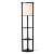 Tower floor lamp 1xE27 black