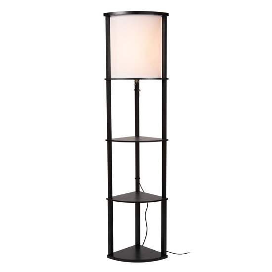 Tower floor lamp 1xE27 black