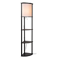 Tower floor lamp 1xE27 black