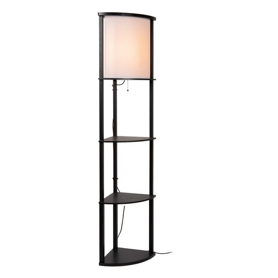 Tower floor lamp 1xE27 black