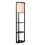 Tower floor lamp 1xE27 black