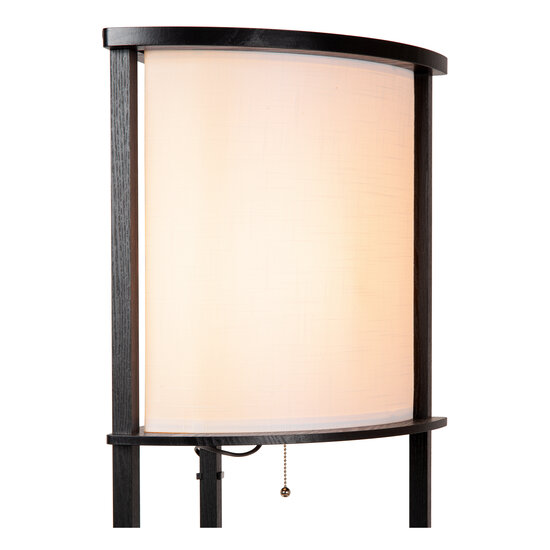 Tower floor lamp 1xE27 black