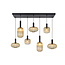 Moema hanglamp 7xE27 amber