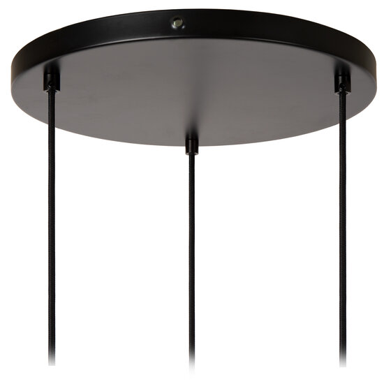 Lampe à suspension Montanez verte diamètre 35 cm 3xE27