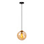 Lampe à suspension exclusive Montanez diamètre 25 cm 1xE27 ambre