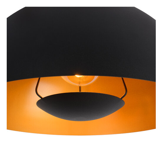 Bianco Hängelampe Durchmesser 40 cm 1xE27 schwarz