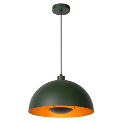 Bianco groene hanglamp diameter 40 cm 1xE27