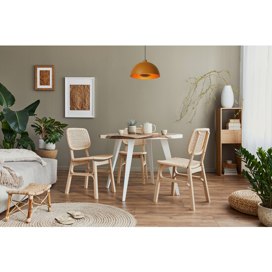 Suspension jaune ocre Bianco diamètre 40 cm 1xE27