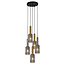 Carole stubborn hanging lamp diameter 30 cm 5xE27 matt gold brass