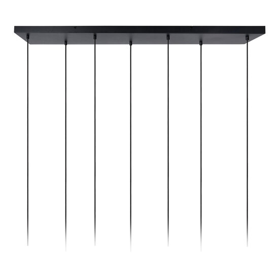 Carole beautiful hanging lamp 7xE27 matt gold brass