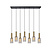 Carole large hanging lamp 7xE27 transparent