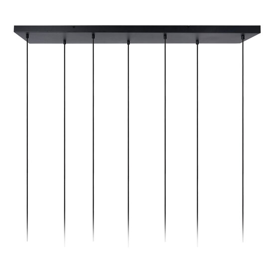 Carole grande suspension 7xE27 transparente