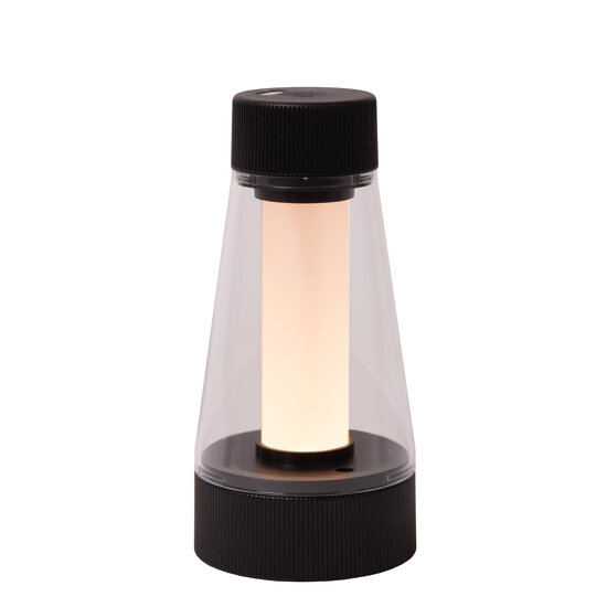 Ilvo Tischleuchte LED dimmbar IP44 schwarz
