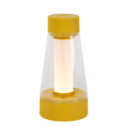 Ilvo lámpara de mesa amarillo ocre LED regulable IP44