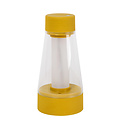 Lampe de table Ilvo jaune ocre LED dimmable IP44