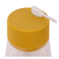 Lampe de table Ilvo jaune ocre LED dimmable IP44
