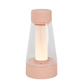 Ilvo lámpara de mesa rosa LED regulable IP44